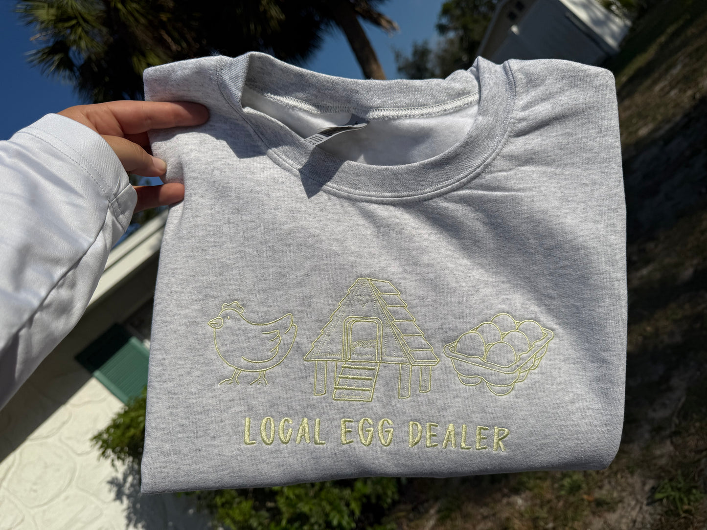 Local Egg Dealer Embroidered Apparel