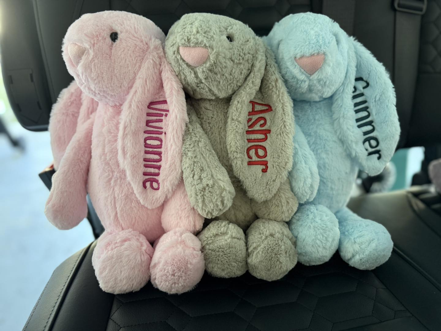 Embroidered Bunnie plush
