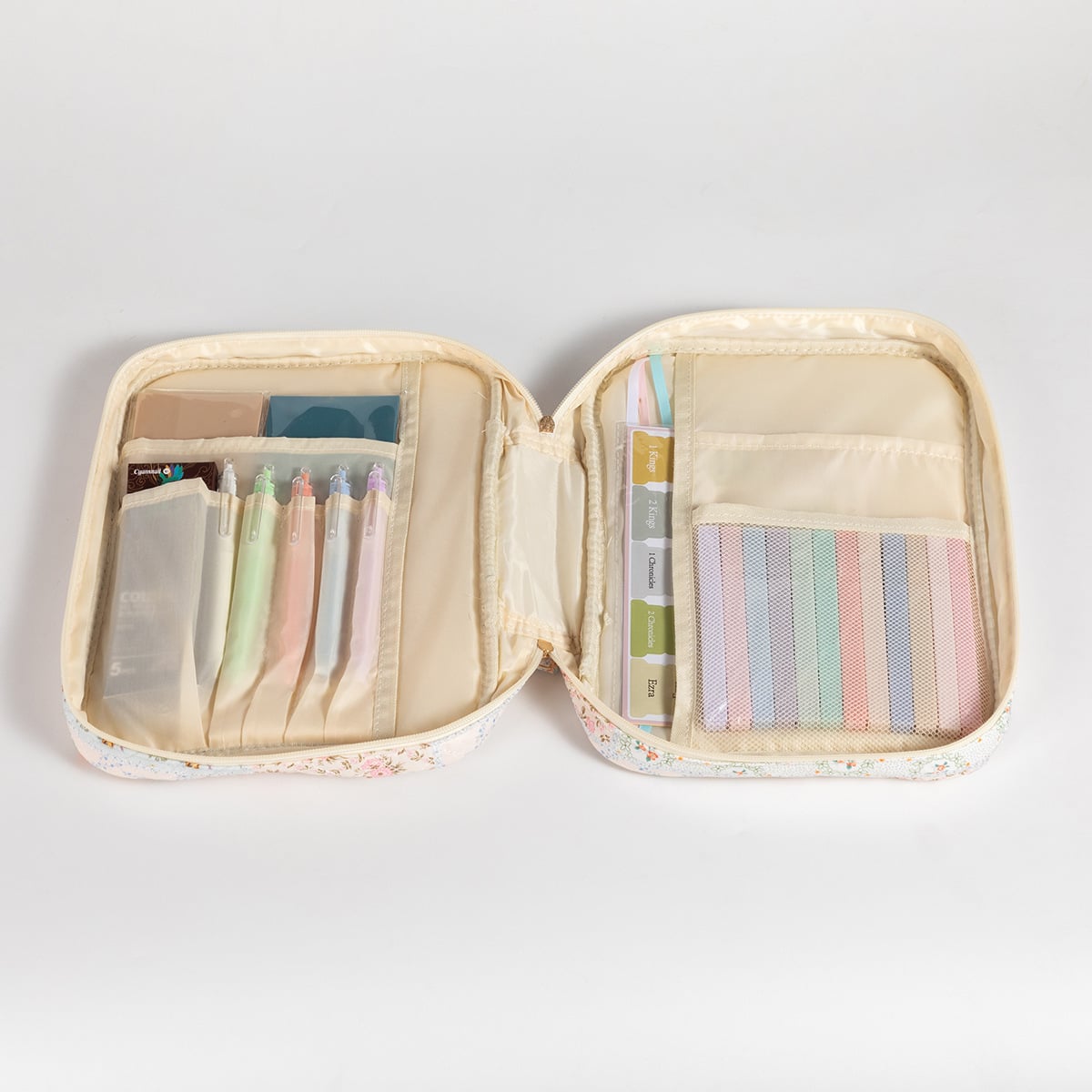 Quilted Floral Bible Cover & Organizer
